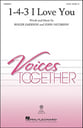 1-4-3 I Love You Two-Part choral sheet music cover